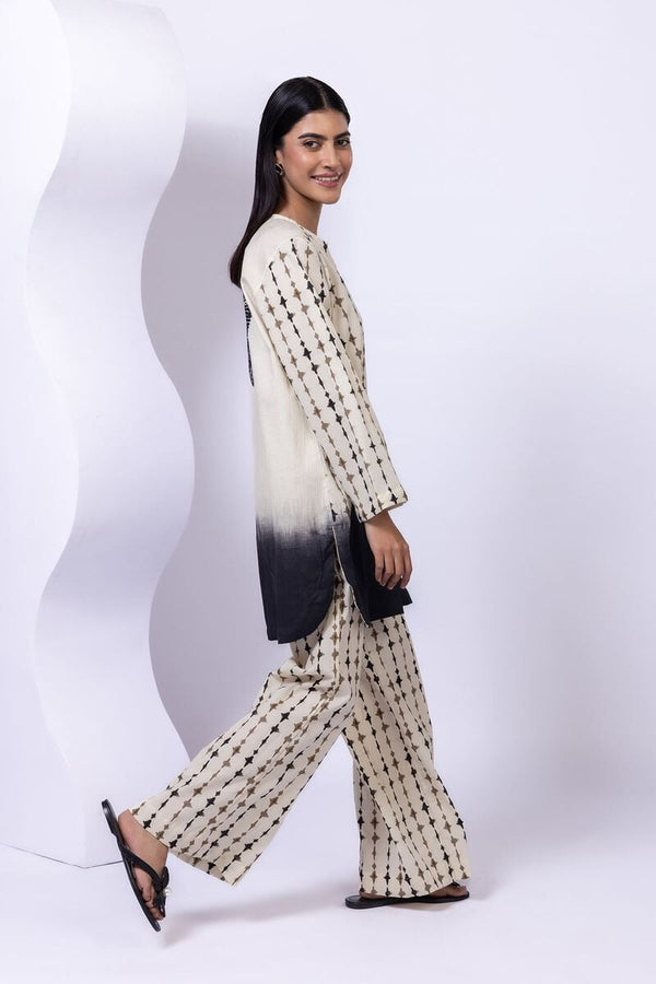 Printed | Ripple Crinkle Kurta Pants