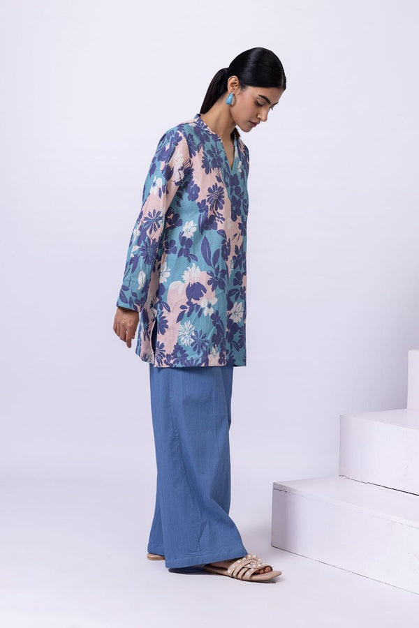 Printed | Ripple Crinkle Kurta Pants