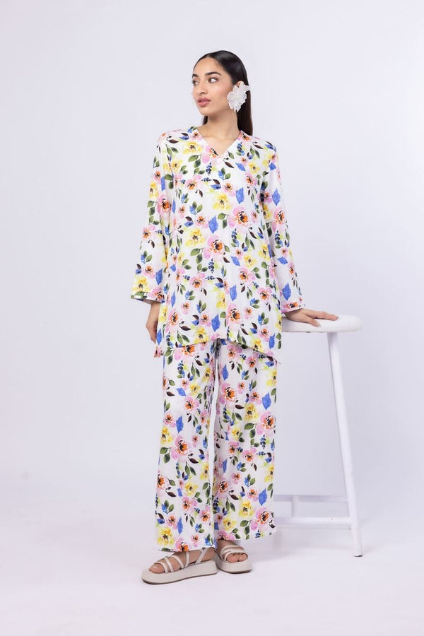 Printed | Viscose Plain Weave Kurta Pants