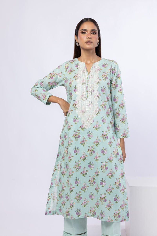 Embroidered | Cambric 3 Pcs Kurta Pant