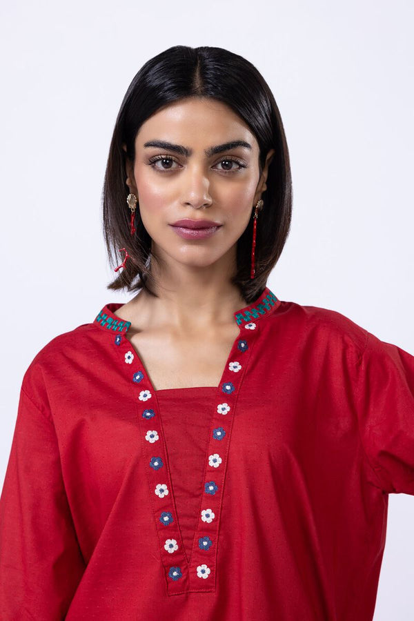 Embroidered | Cotton Dobby Kurta