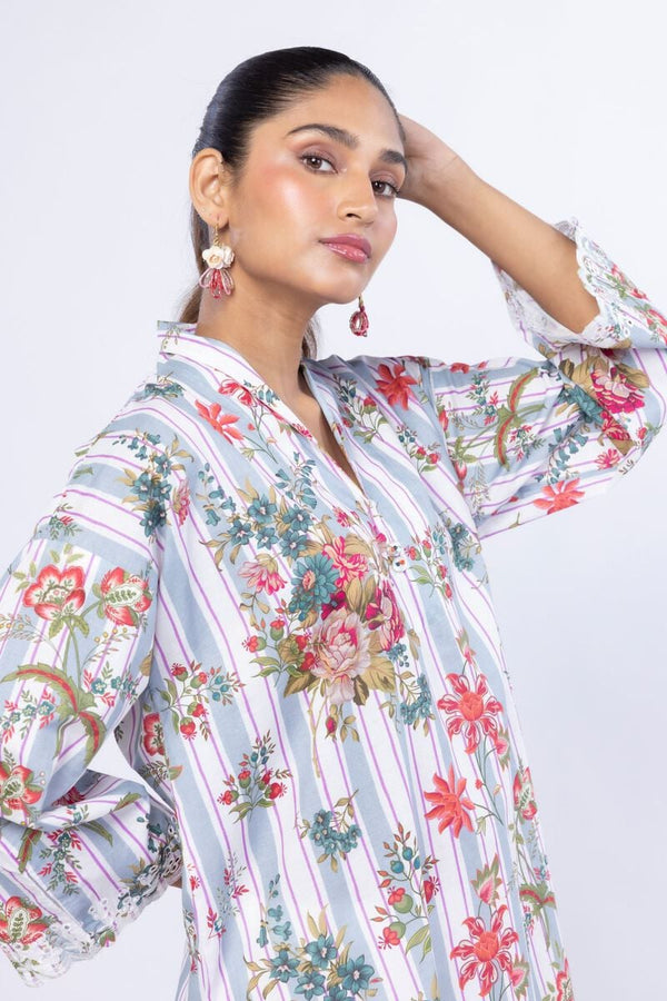 Embroidered | Lawn Kurta Pants