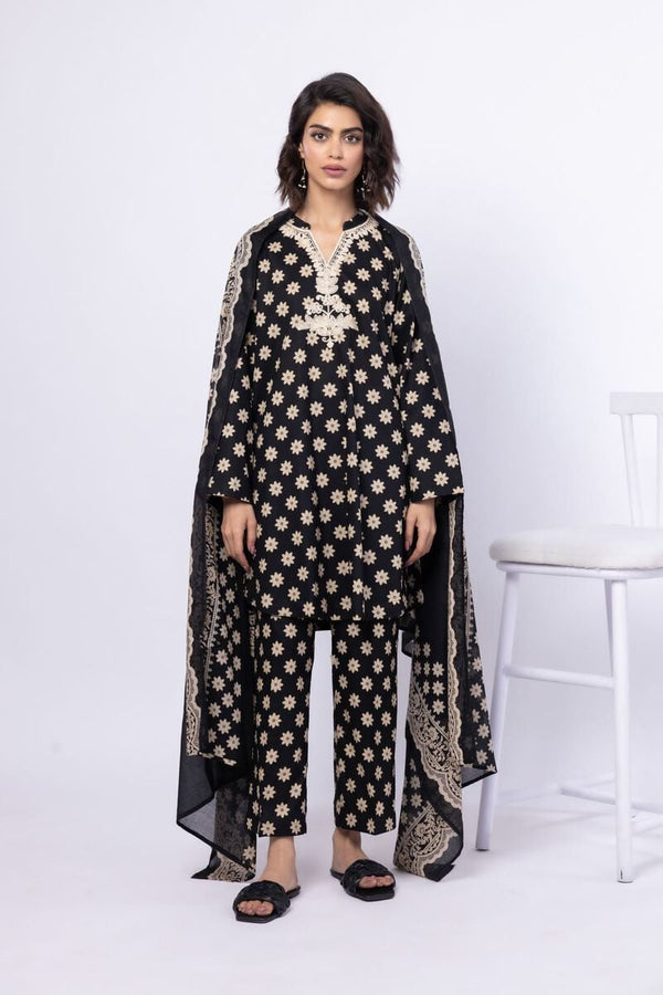 Embroidered | Cambric Kurta Pants