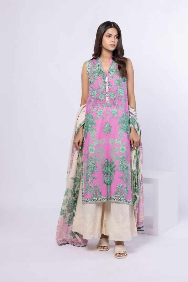 Printed | Swiss Voile Kurta Pants