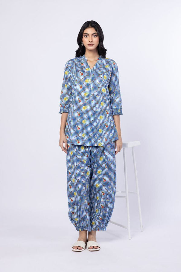 Printed | Cambric Kurta Pants
