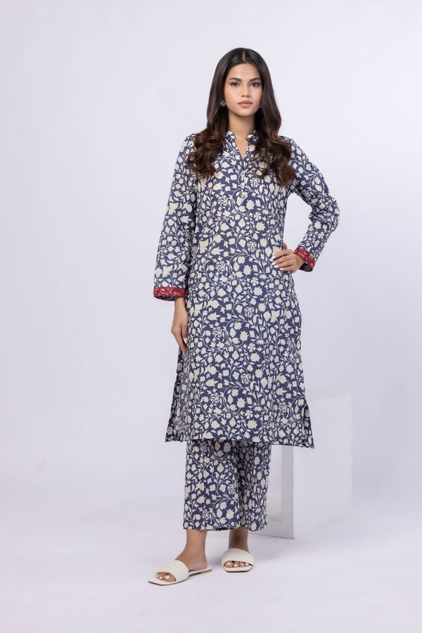 Embroidered | Cambric Kurta Pants