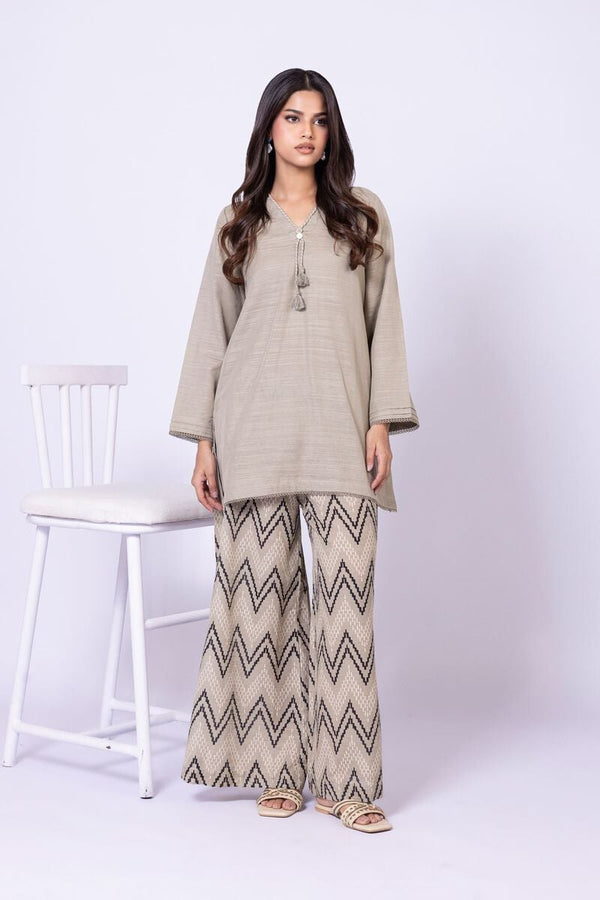 Dyed | Textured Cotton Kurta Pants