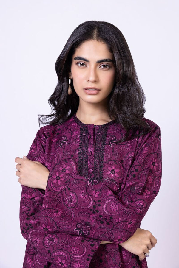 Embroidered | Textured Cotton Kurta Pants