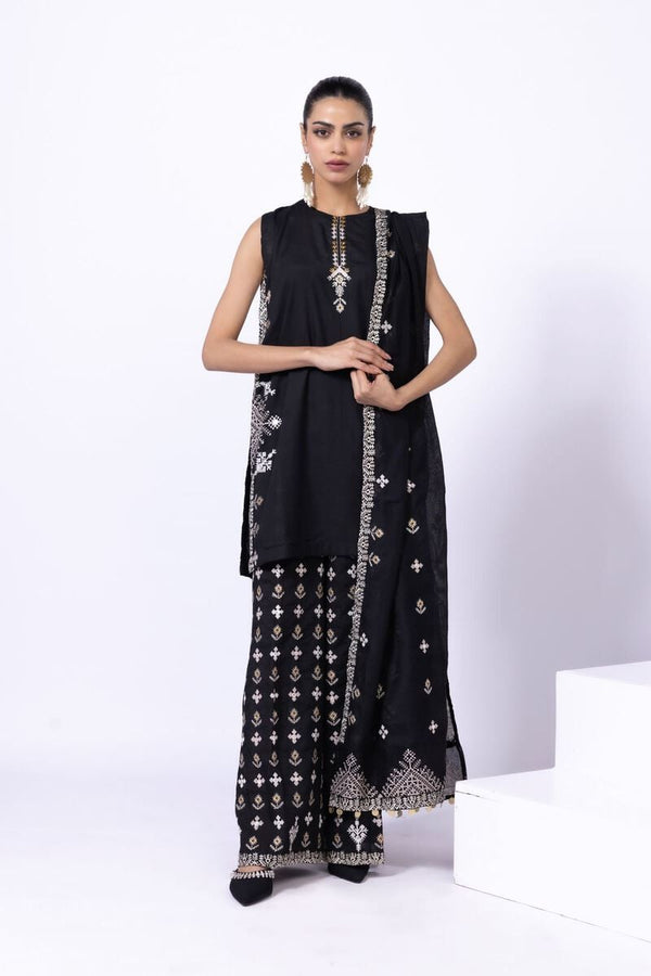 Embroidered | Raw Silk Kurta Pants