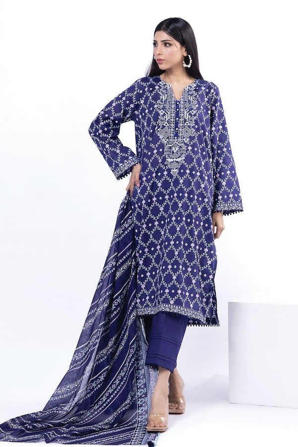 Embroidered | Lawn Fabrics 3 Piece