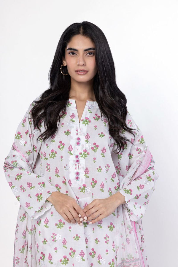 Embroidered | Lawn Fabrics 3 Piece