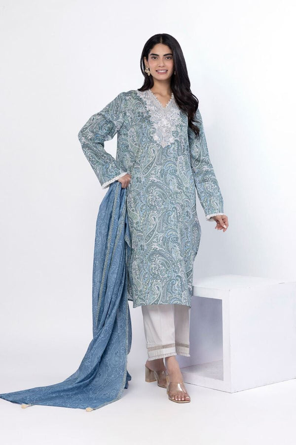 Embroidered | Lawn Fabrics 3 Piece