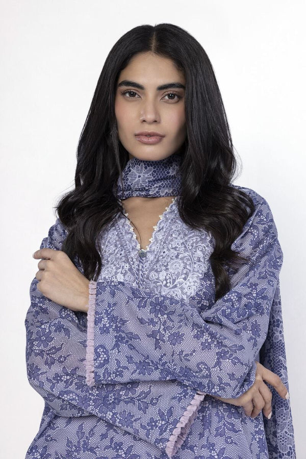 Embroidered | Lawn Fabrics 3 Piece