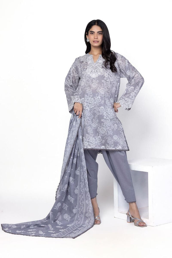 Embroidered | Lawn Fabrics 3 Piece