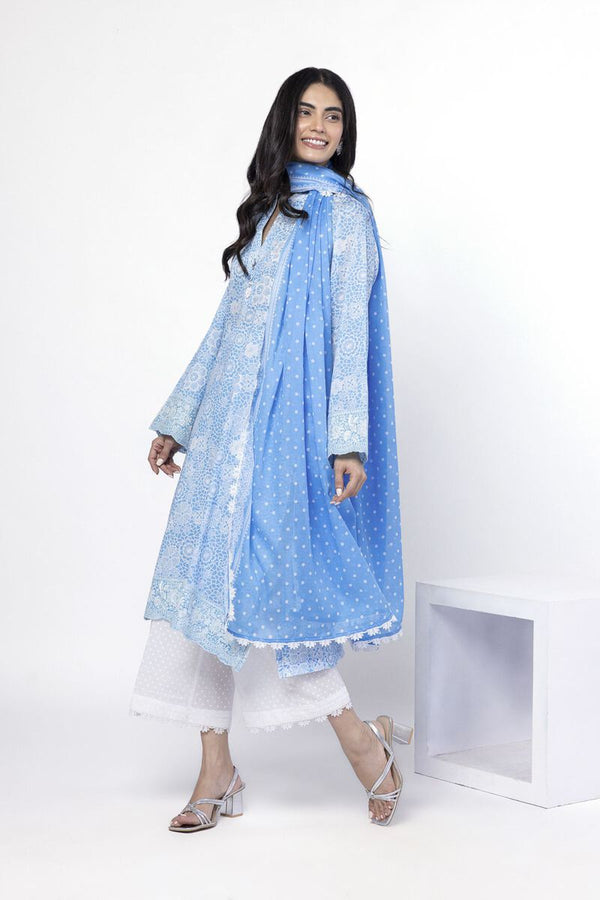 Embroidered | Lawn Fabrics 3 Piece