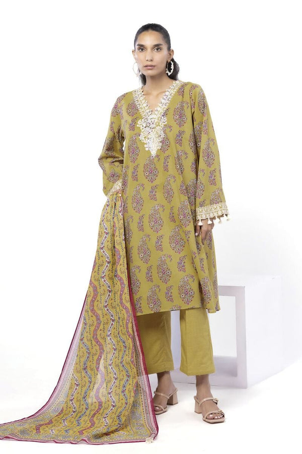 Embroidered | Lawn Fabrics 3 Piece