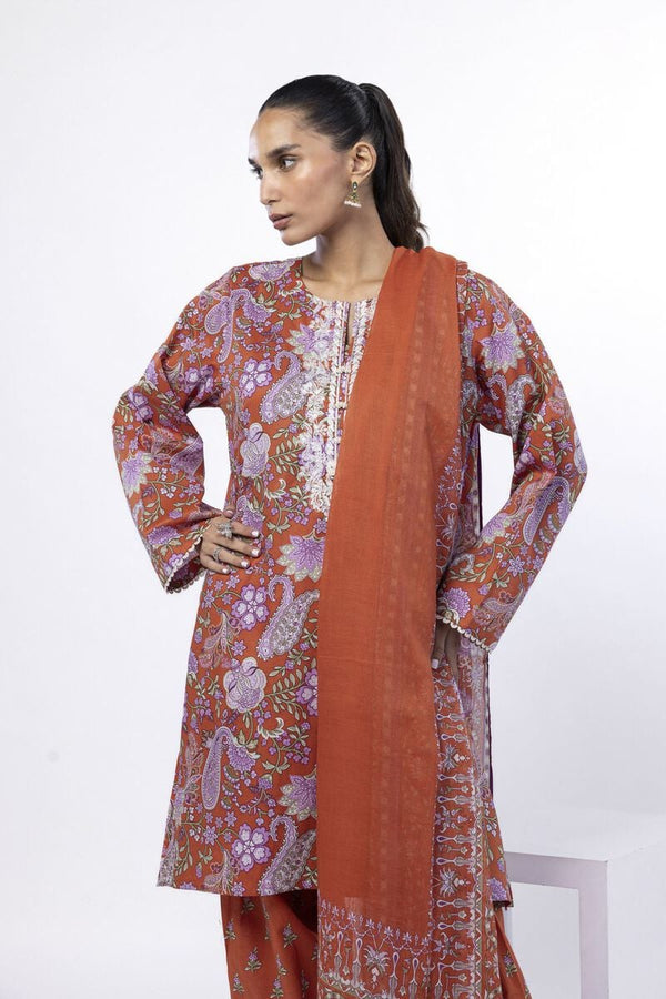 Embroidered | Lawn Fabrics 3 Piece