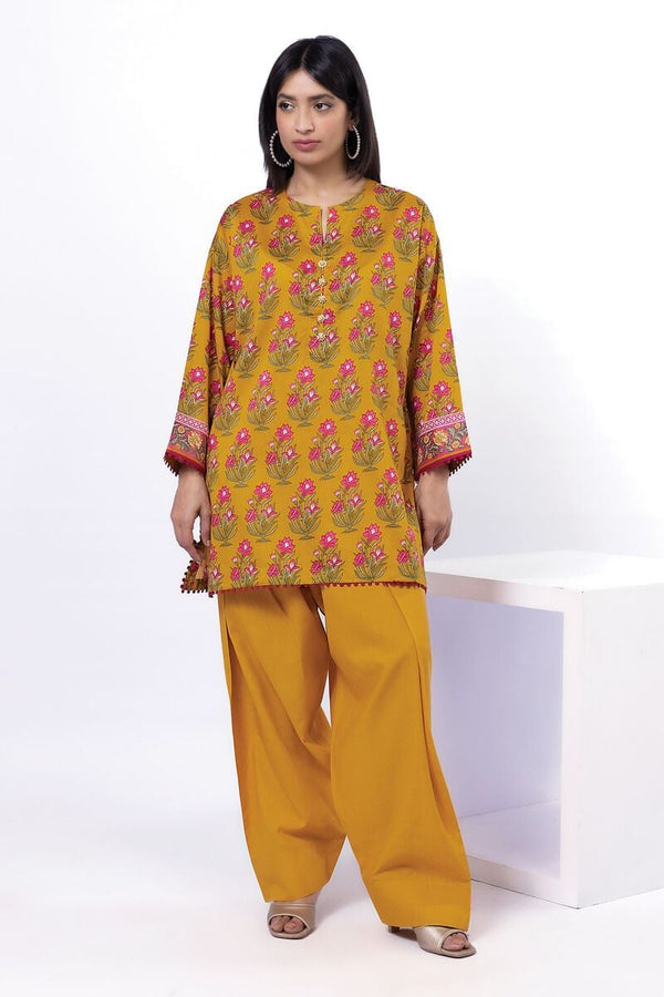 Printed | Lawn Fabrics 2 Piece | Top and Bottom