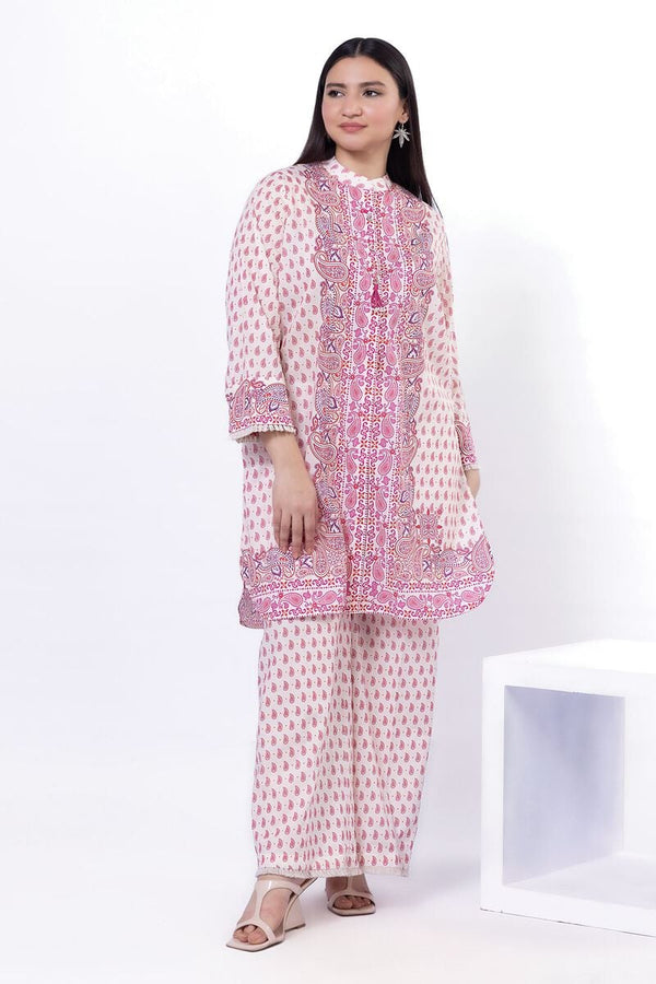 Printed | Lawn Fabrics 2 Piece | Top and Bottom