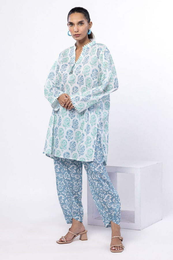 Printed | Lawn Fabrics 2 Piece | Top and Bottom